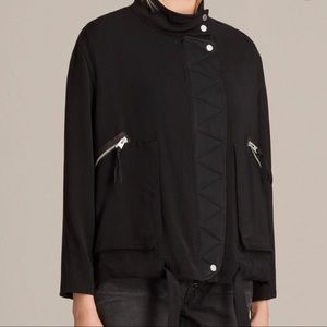 All Saints Victoria Jacket in Black Size S